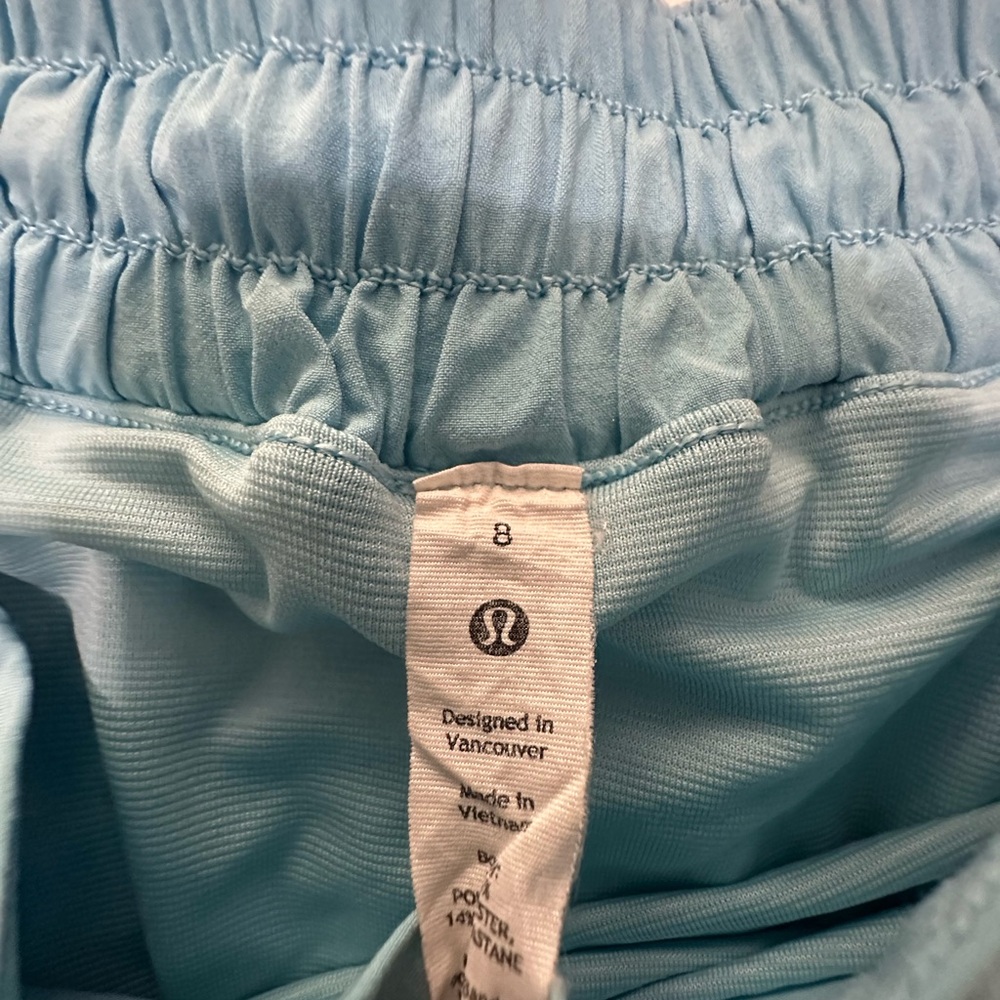 Lululemon Athletica Light Blue Athletic Shorts